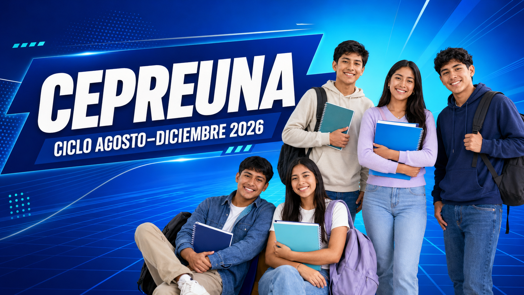 Afiche del ciclo Agosto - Diciembre 2026 del CEPREUNA